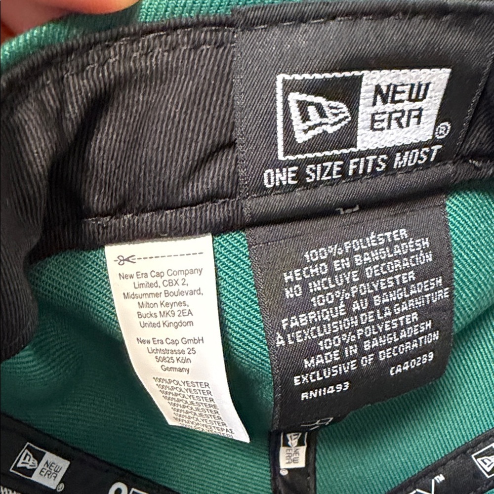 NWT Stussy Basic 9FORTY Emerald Green Adjustable Cap New Era A-Frame - Picture 6 of 6